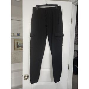 Reset Clothing Co. Men’s Black Cargo Joggers – Size L